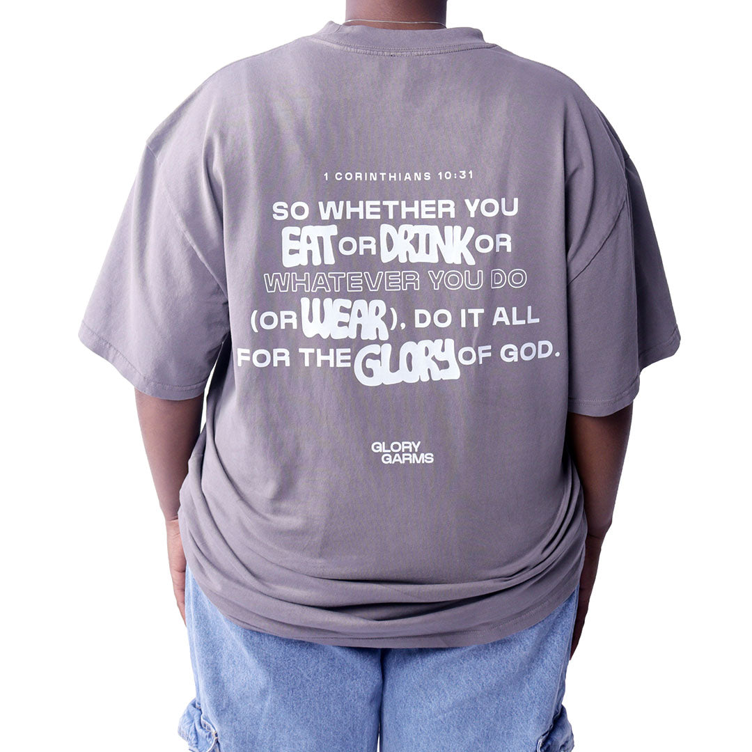Faded Grey - GLORIFY Tee