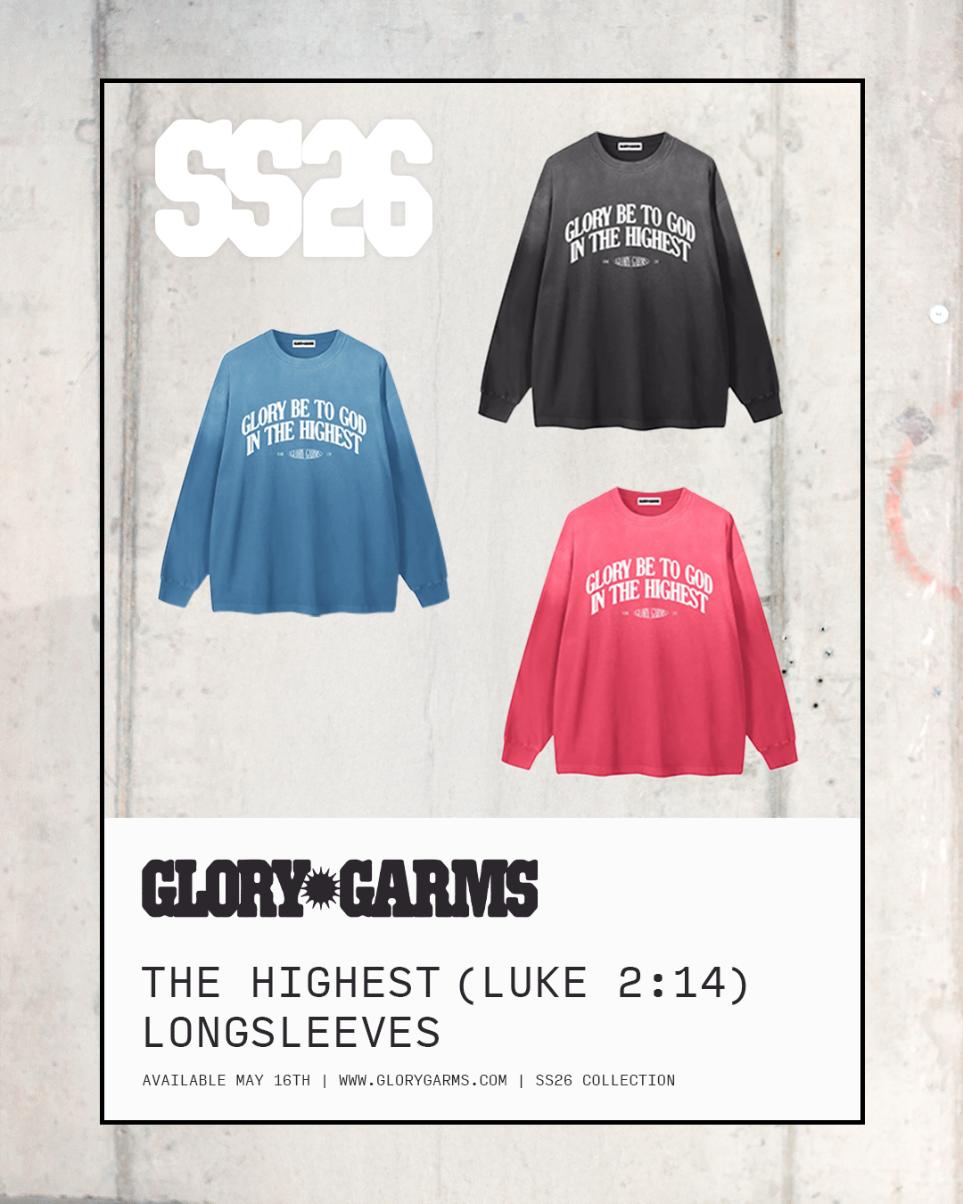 Glory Garms | "The Highest" - Long Sleeve Tees