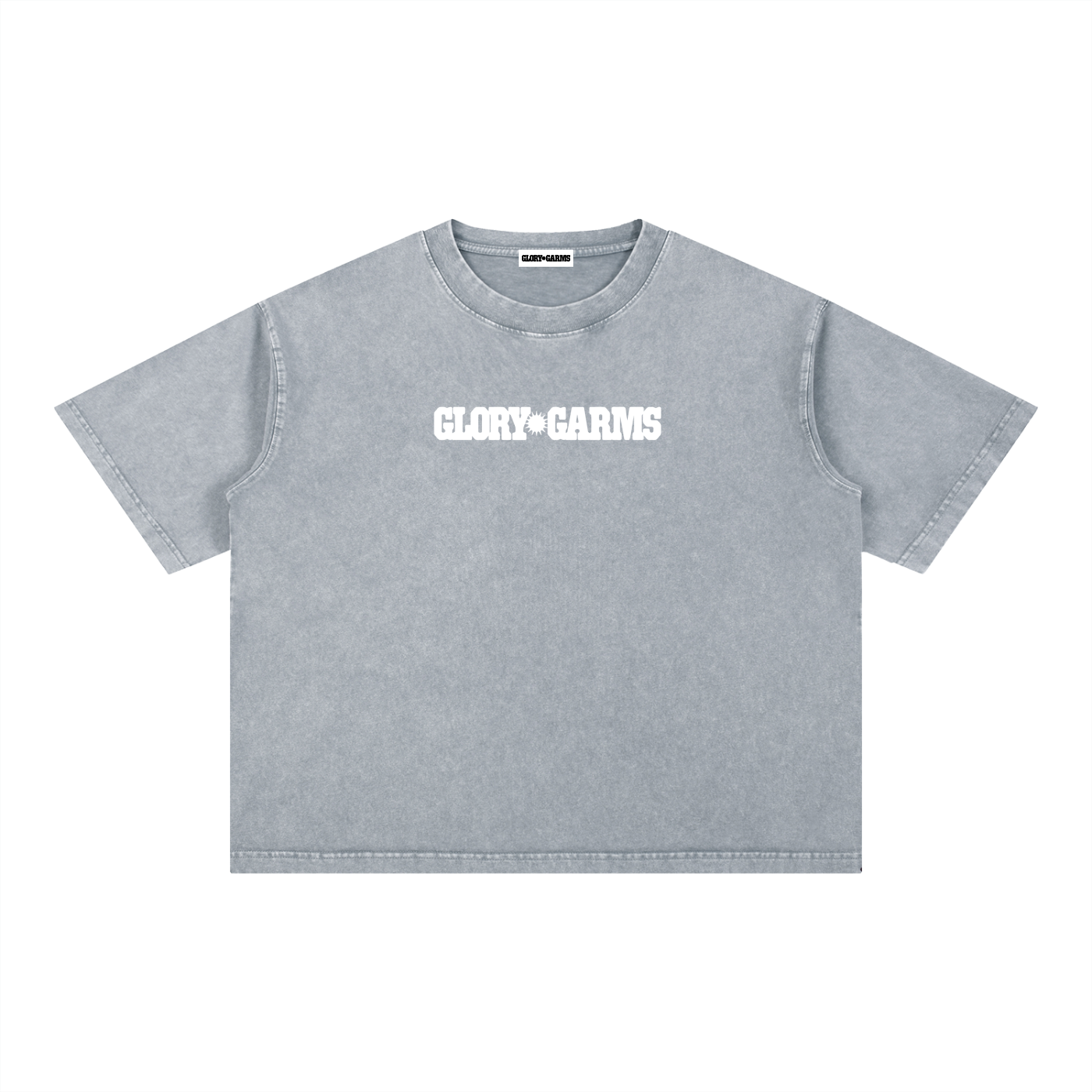 Glory Garms | "SHINE" Tee in Light Grey