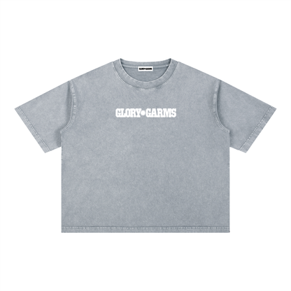 Glory Garms | "SHINE" Tee in Light Grey