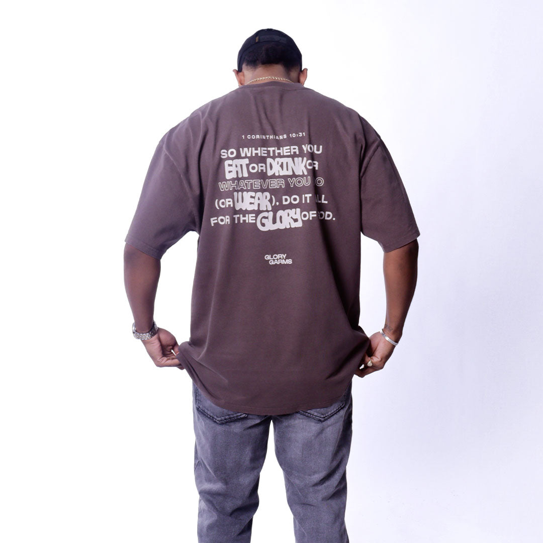 Faded Brown - GLORIFY Tee